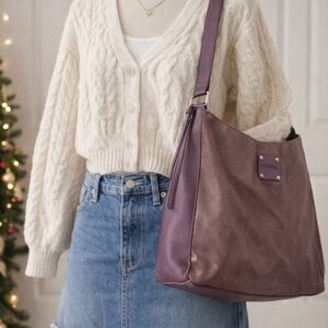 ✨ Calvin Klein Shimmery Plum Shoulder Bag | Y2K Chic | Never Used ✨